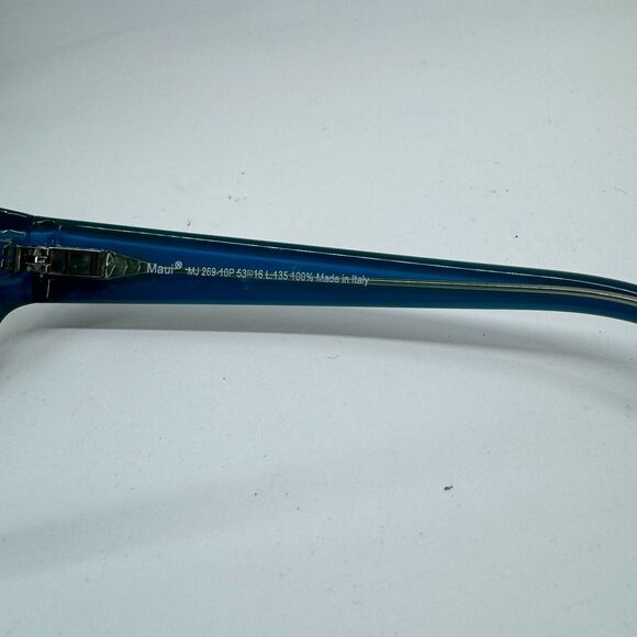 Maui Jim MJ 269-10P Anini Beach Blue Brown Sunglasses Frame Only 53-16-135 11358 - Picture 6 of 7